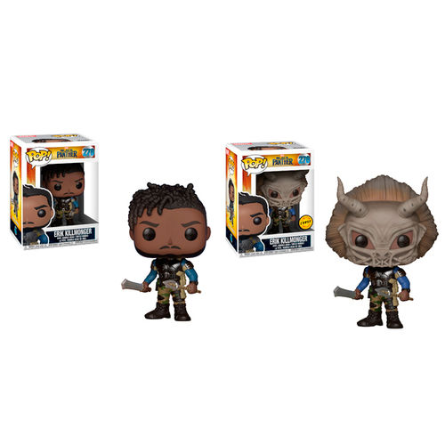 Figura POP Marvel Black Panther Killmonger 5 + 1 chase