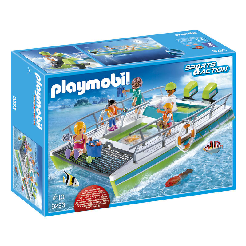 playmobil motor boat