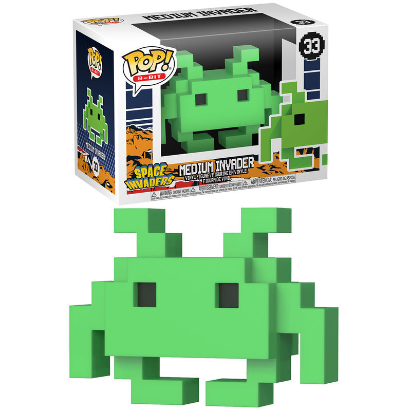 Pop 8 Bit Retro Space Invaders Md Invader