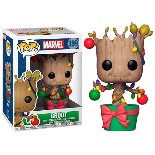 Figura POP Marvel Holiday Groot with Lights & Ornaments