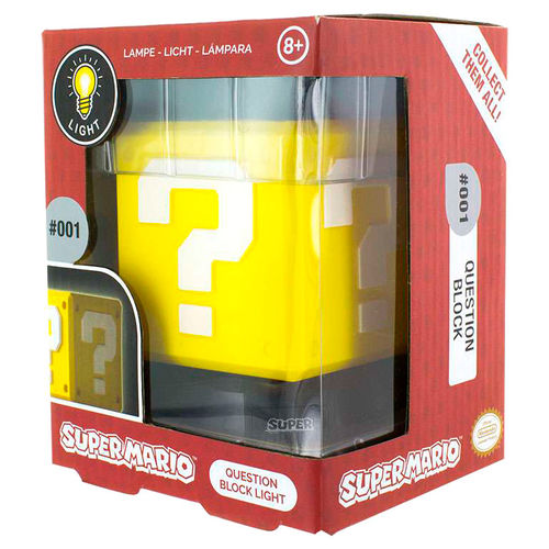 Nintendo Super Mario Bros Question Block 3D light