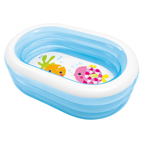 oval inflatable pool