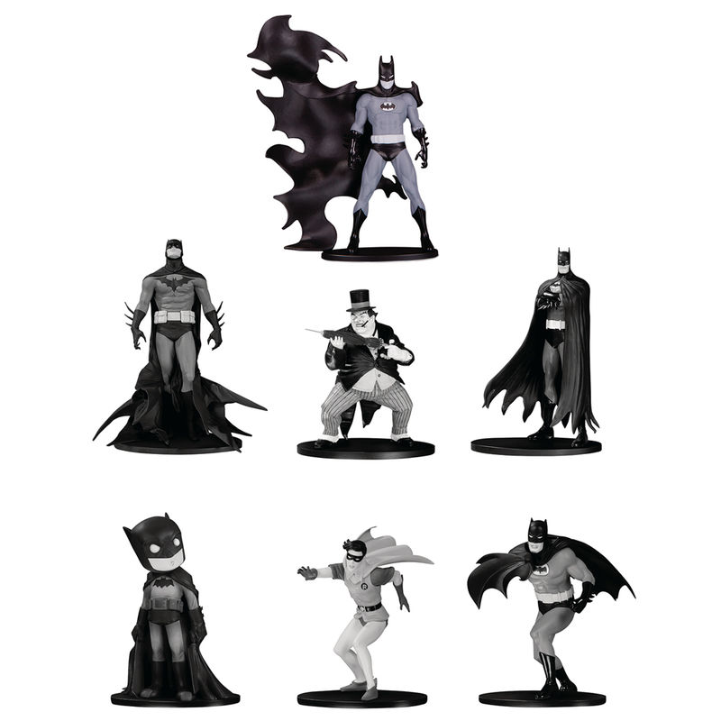 batman black and white figures