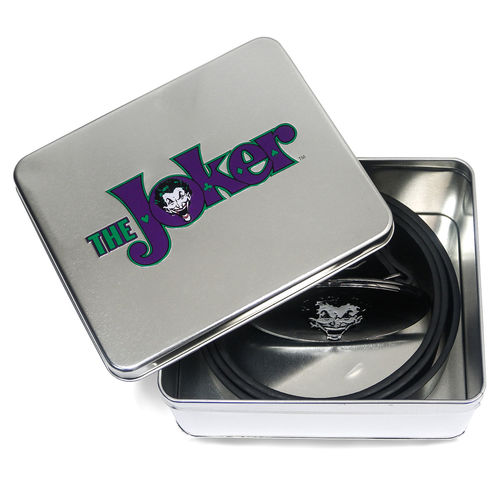 Dc Comics The Joker Logo Belt In A Tin