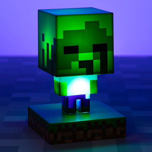 Minecraft Zombie Icons lamp