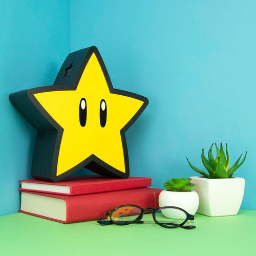 Nintendo Super Mario Bros Super Star lamp