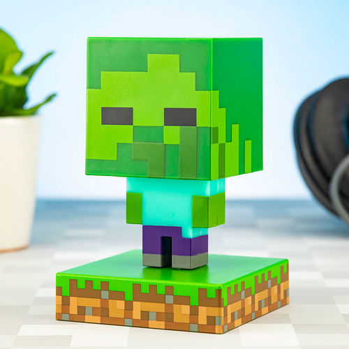 Minecraft Zombie Icons lamp