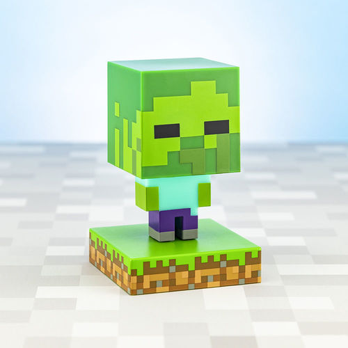 Minecraft Zombie Icons lamp