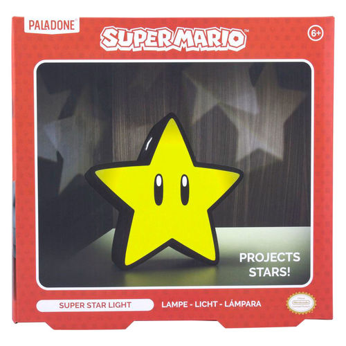 Nintendo Super Mario Bros Super Star lamp