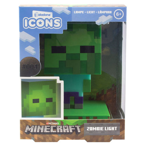 Minecraft Zombie Icons lamp