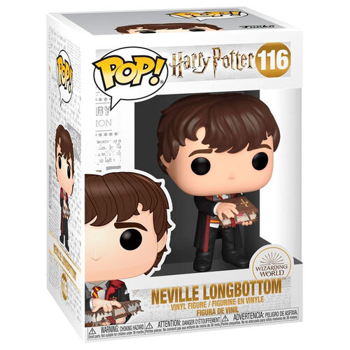 POP figure Harry Potter Neville with Monster Book