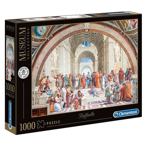 Puzzle Escuela de Athenas Raffaello Museo Vaticano 1000pzs