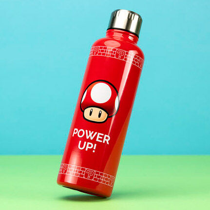 Nintendo Super Mario Power Up water bottle