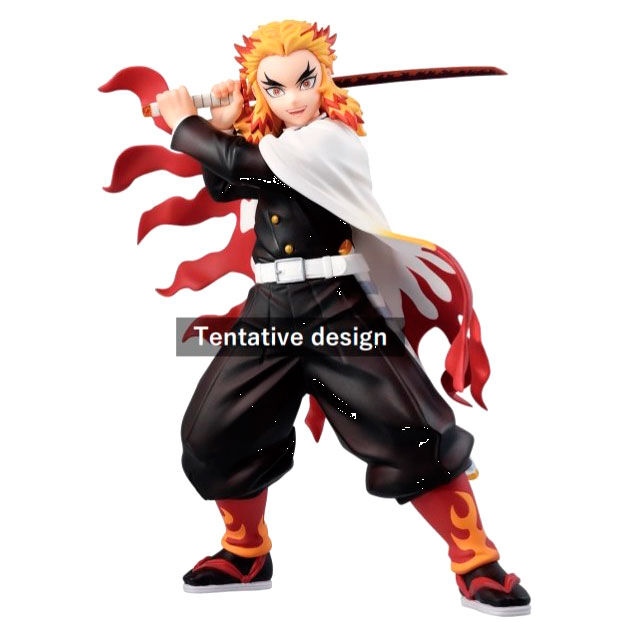 Demon Slayer Kimetsu No Yaiba Kyojuro Rengoku Mugen Train Ichibansho Figure 20cm