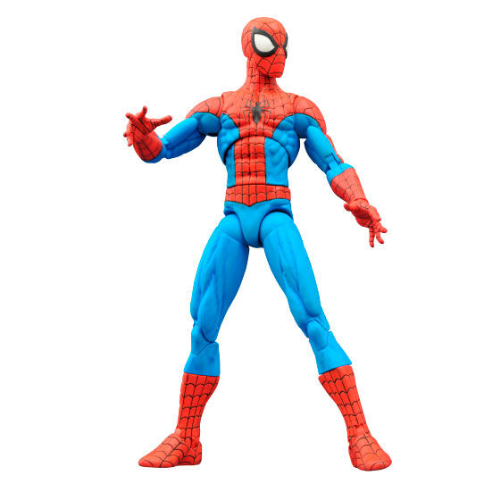 blue spiderman figure