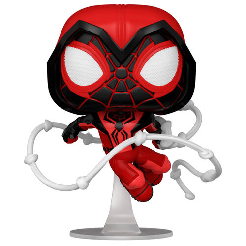 POP figure Marvel Spiderman Miles Morales Crimson Cowl Suit