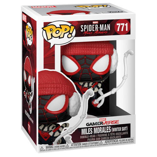 POP figure Marvel Spiderman Miles Morales Winter Suit