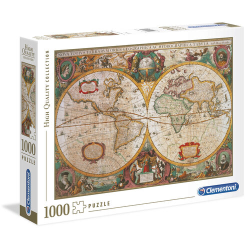 Puzzle Mapa Antiguo 1000pzs