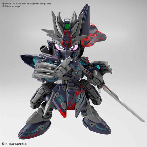 Sd Gundam World Heroes Sasuke Delta Gundam Model Kit Figure