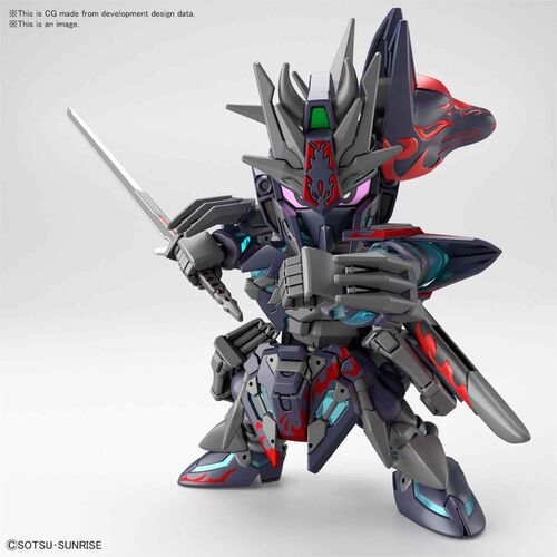 Sd Gundam World Heroes Sasuke Delta Gundam Model Kit Figure