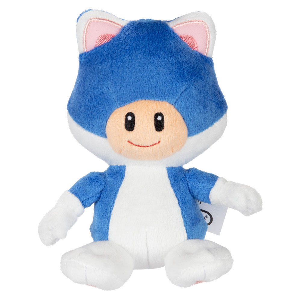 super mario cat toad plush