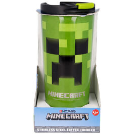 Minecraft Plastic Tumbler With Straw, Creeper, Glasses & Drinkware, Household