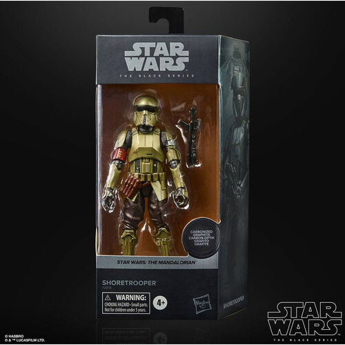 Figura ShoreTrooper Carbonized Black Series Star Wars 15cm