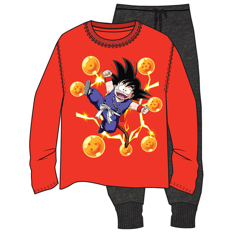 bruja tema Abuelos visitantes Dragon Ball Goku adult pijama