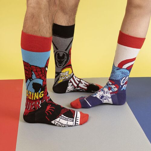 Marvel pack 3 socks