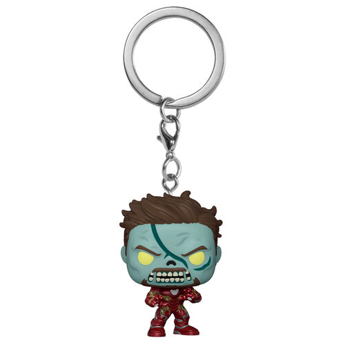 Llavero Pocket POP Marvel What If Zombie Iron Man