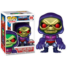 POP figure Masters of the Universe Skeletor with Terror Claws Metallic Exclusive