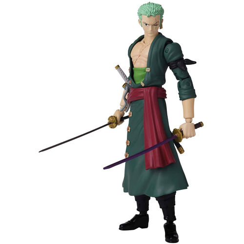 One Piece Anime Heroes Monkey Roronoa Zoro Figure 17cm