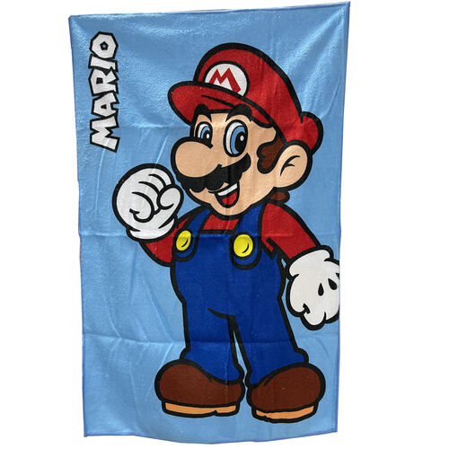 super mario bath towel