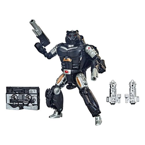 Transformers War From Cybertron Covert Agent Ravage + Decepticon Forever Ravage figures set 15cm