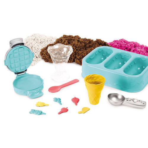 Kinetic Sand Ice Cream and Delices Glaces kit