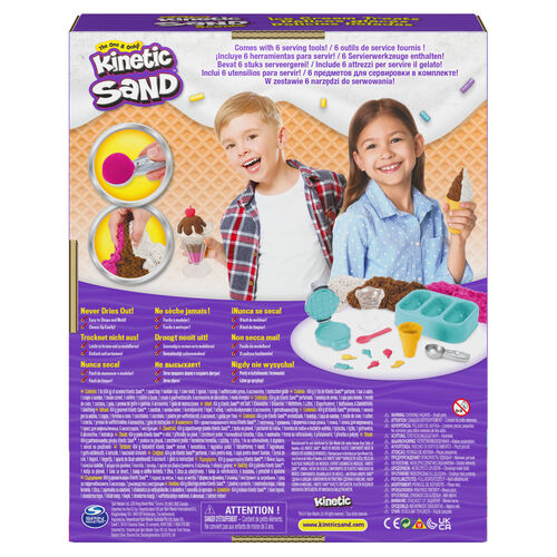 Kinetic Sand Ice Cream and Delices Glaces kit