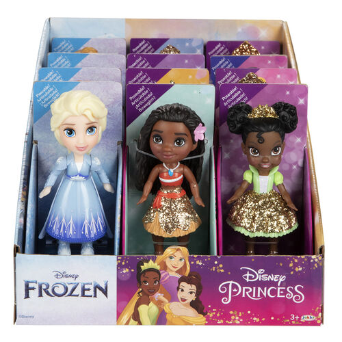 Mini Muñecas Princesas Disney 8cm surtido