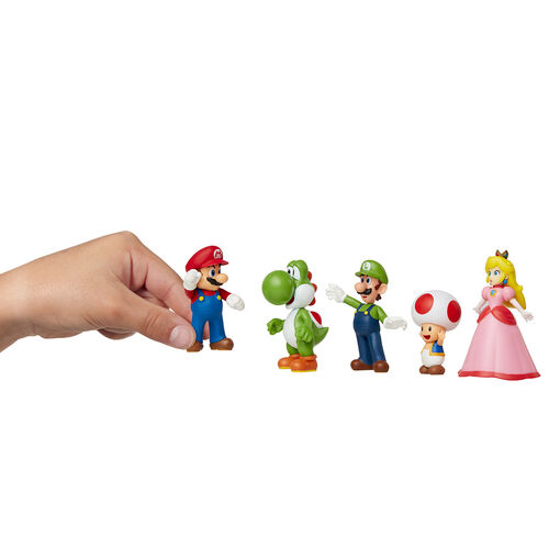 Nintendo Super Mario set 5 figures 6cm