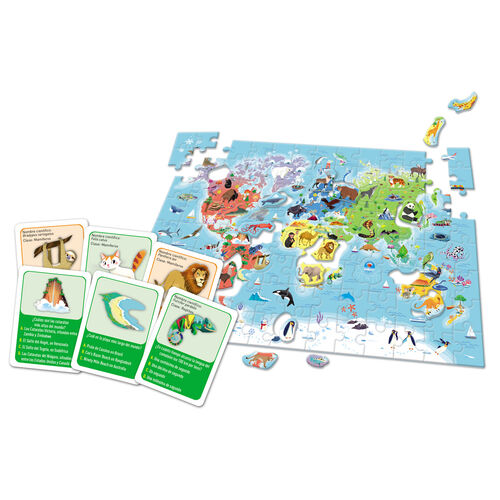 Lets discover the world puzzle 124pcs