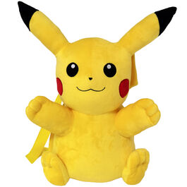 Mochila Peluche Pikachu Pokemon 36cm