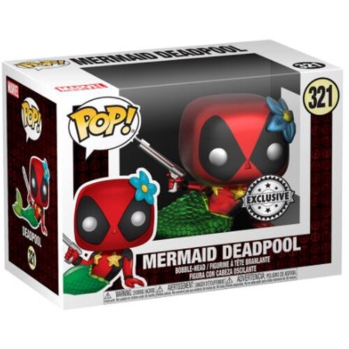 Set figure POP & Tee Marvel Deadpool Mermaid Exclusive