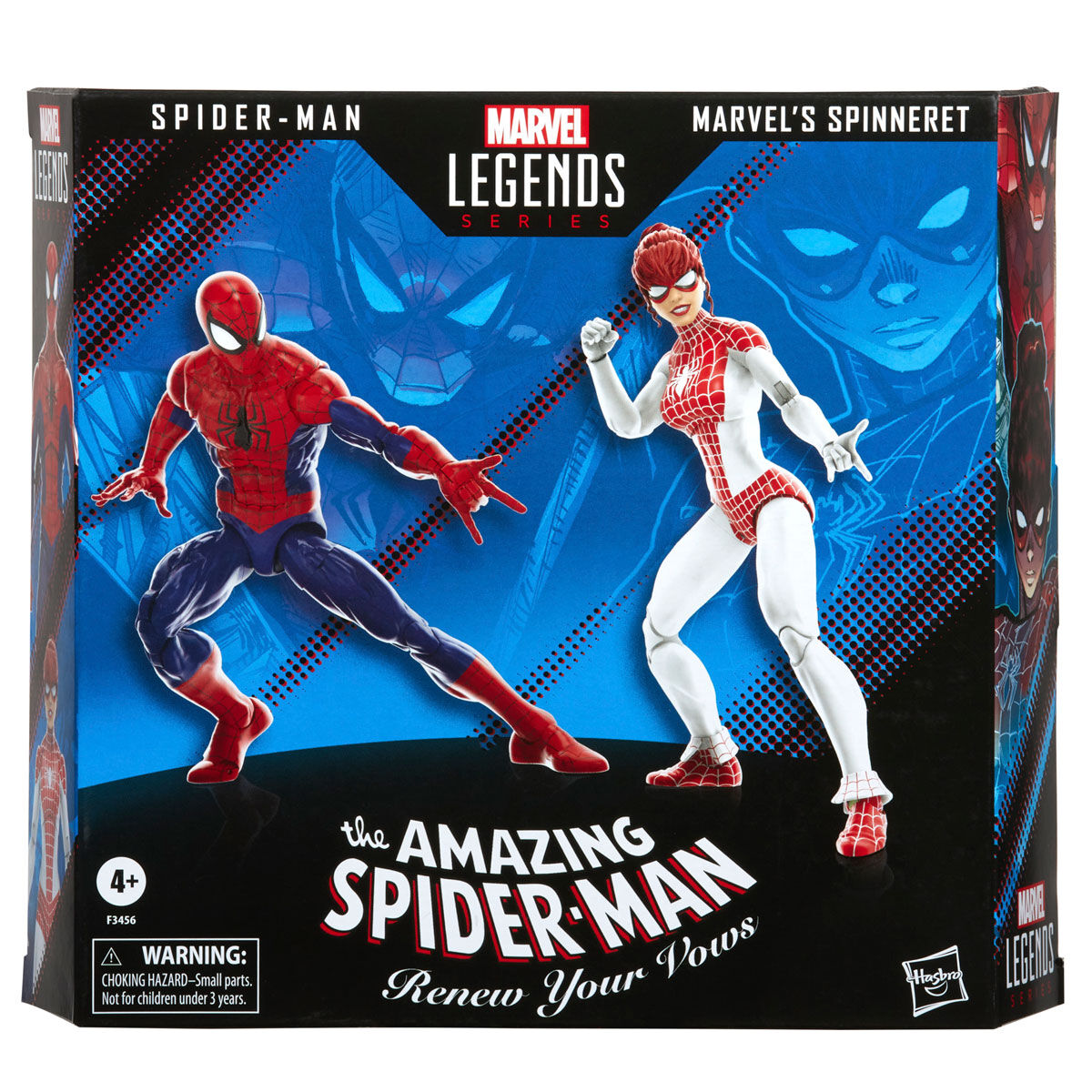 Set 2 figuras Spiderman y Marvel Spinneret The Amazing Spiderman Marvel  Legends 15cm