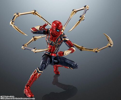 Figura S.H. Figuarts Iron Spiderman No Way Home Spiderman Marvel 15cm