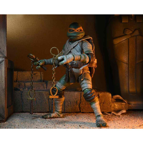 Figura Ultimate Michelangelo as the Mummy Las tortugas Ninja 18cm