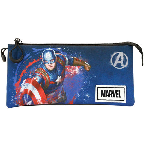 Marvel Captain America Full triple pencil case