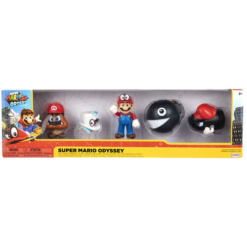 Super Mario Bros pack 5 figures 6,5cm