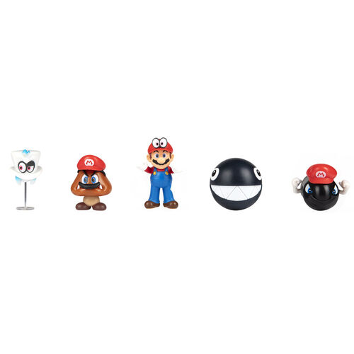 Super Mario Bros pack 5 figures 6,5cm