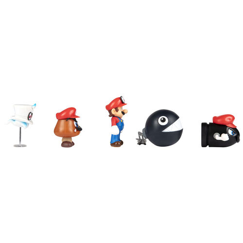 Super Mario Bros pack 5 figures 6,5cm