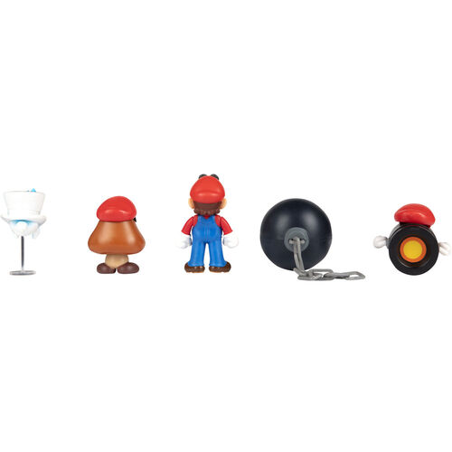 Super Mario Bros pack 5 figures 6,5cm