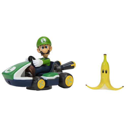 Mario Kart spinout Luigi Kart figure 6cm